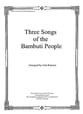 Three Songs of the Bambuti People SSAA choral sheet music cover